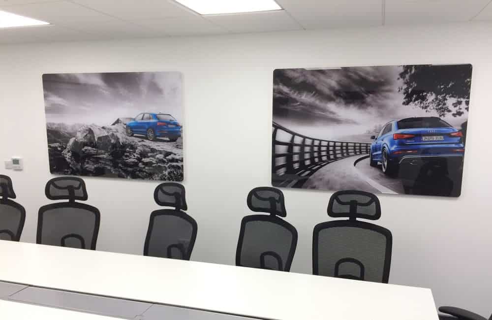 Office graphics for automotive retailer | XG Group