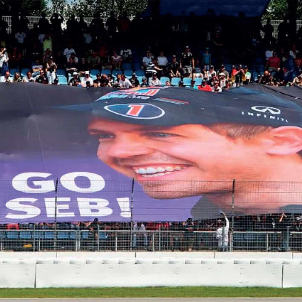 Formula 1 giant crowd surf flag banner | XG Group