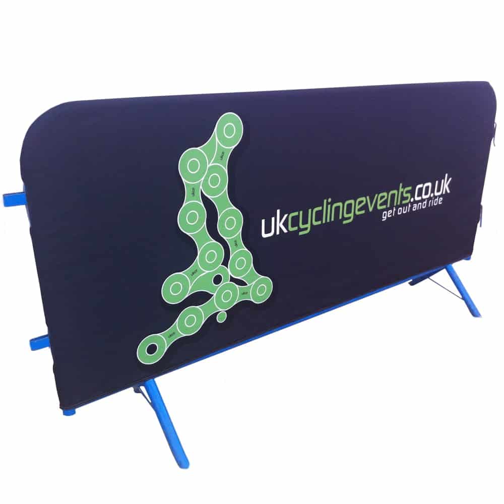 Branded crowd barrier banners | XG Group
