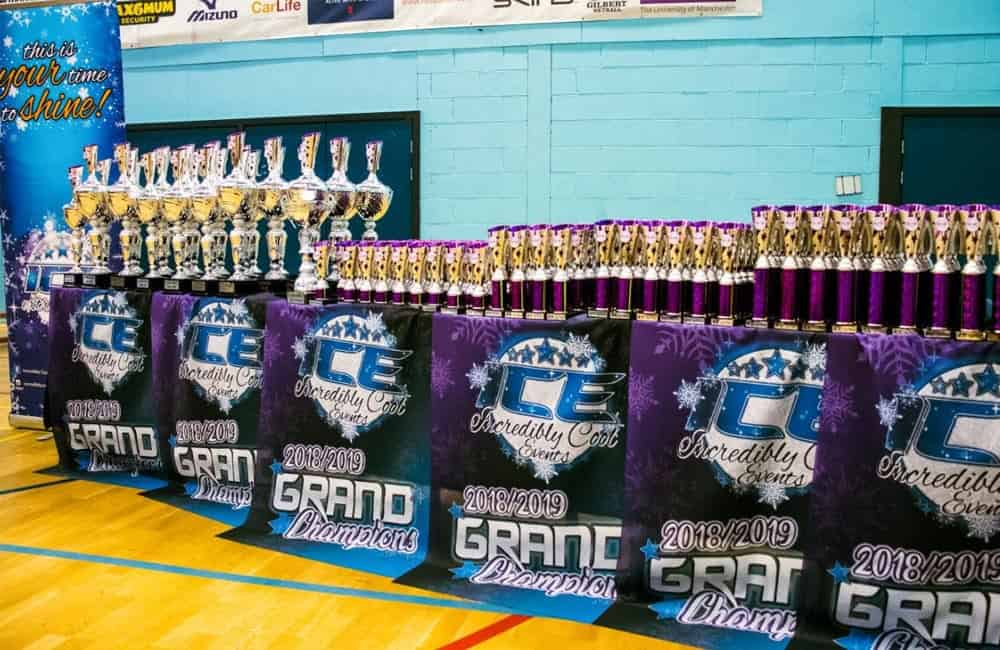 Backdrop banners for Incredibly Cool Events dance competitions