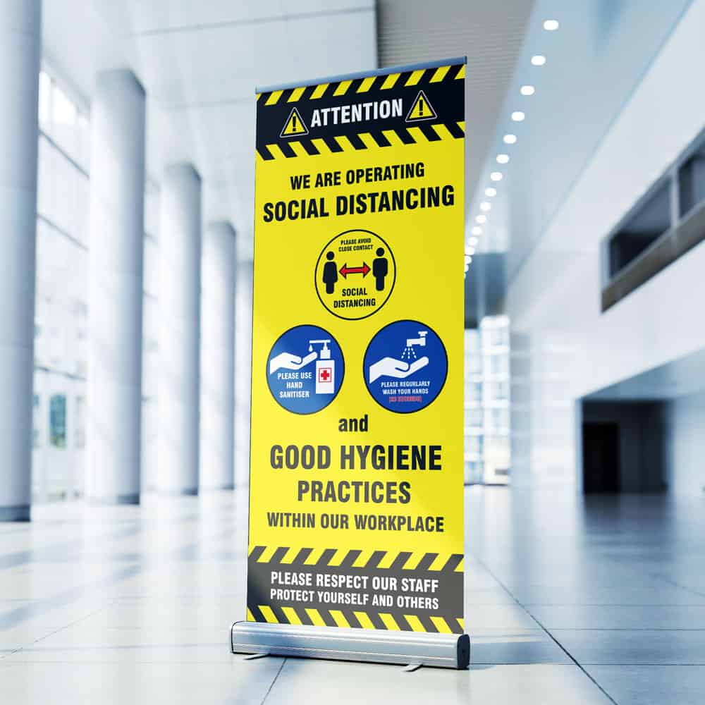 Roller Banners in a range of sizes | XG Group